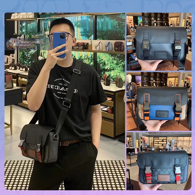 🚀พร้อมส่ง,💯% C3747 C2725 C2715 C4021 C4141กระเป๋าสะพายผู้ชาย，กระเป๋าธุรกิจ，กระเป๋าถือ