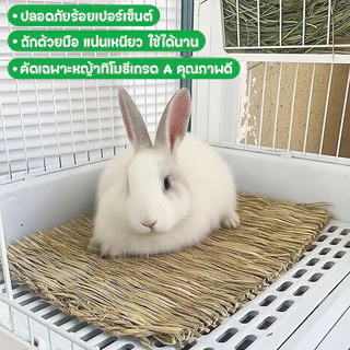 ที่นอนหญ้าแห้ง เสื่อหญ้ากระต่าย🐰🐹รองพื้นกรงกินได้ สำหรับ กระต่าย หนูตะเภา แฮมเตอร์ เม่น ดัมโบ้แรท