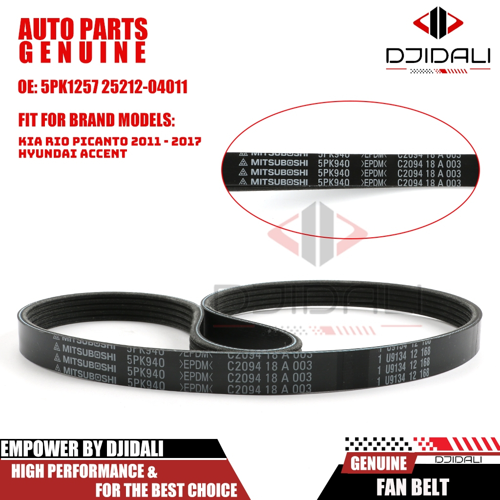 สายพานขับเคลื่อน สําหรับ Kia Picanto 1.0 2011-2017 | 5pk1257