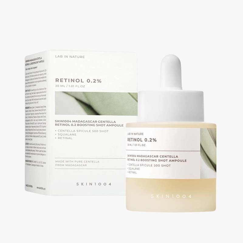 For-SKIN1004 Madagascar Cent ella Retinol 0.2 Boosting Shot Ampoule 30ml
