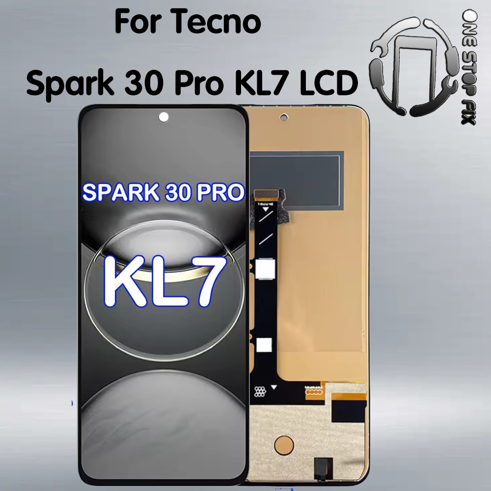 6.78 "incell สําหรับ Tecno Spark 30 Pro kl7 จอแสดงผล LCD Touch Screen Digitizer Assembly