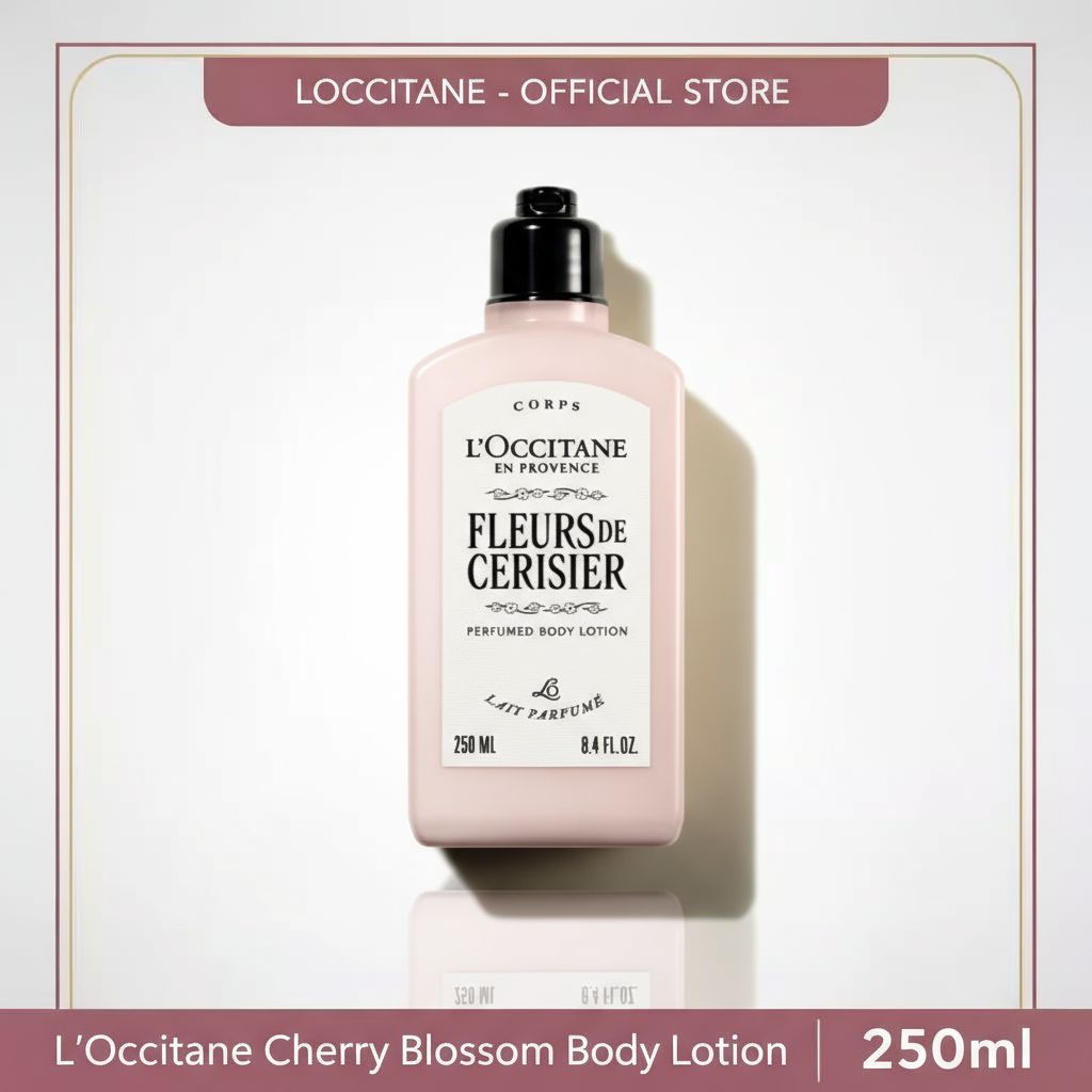L'OCCITANE LOccitane Cherry Blossom Body Lotion กลิ่นเชอร์รี่บลอสซั่ม อุดมด้วยเชียบัตเตอร์ เพื่อผิวนุ่มชุ่มชื่น ไม่แห้ง