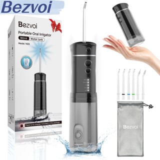 CODBezvoi Y825 ไหมขัดฟันน้ําสีดําเดินทางแบบพกพา Irrigator ปา…