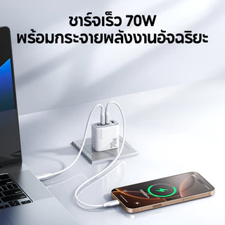 Anker Zolo 70W Charger｜4-Port Wall Adapter with Ultra-Fast 70W Output｜70W Fast Charger｜Gan Charger Technology｜Compact and Stable Design｜For iPhone 17 /16/15 Series, MacBook Air, iPad, Pixel, For Galaxy, and More