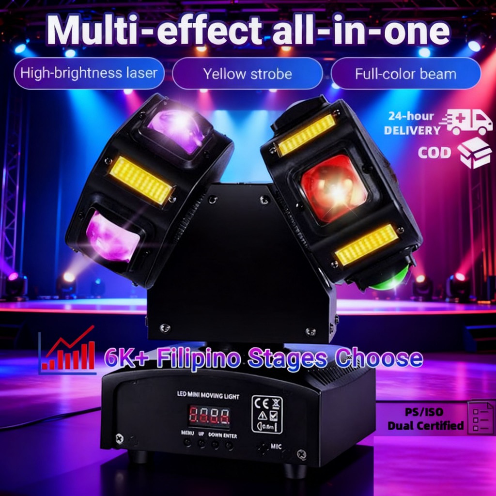 แสงเลเซอร์ดิสโก้ 120 W - RGBW DMX 512 & การควบคุมด้วยเสียงสําหรับปาร์ตี้ KTV