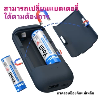 Yonii BL2C 18650 เครื่องชาร์จ&Powerbank 3 in 1