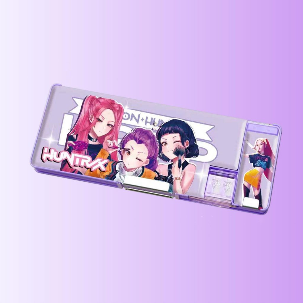 น่ารัก KPop Demon Hunters กล่องดินสอสําหรับเด็กผู้หญิงกล่องดินสอเครื่องเขียนโรงเรียนคริสต์มาส - รูปที่ 2