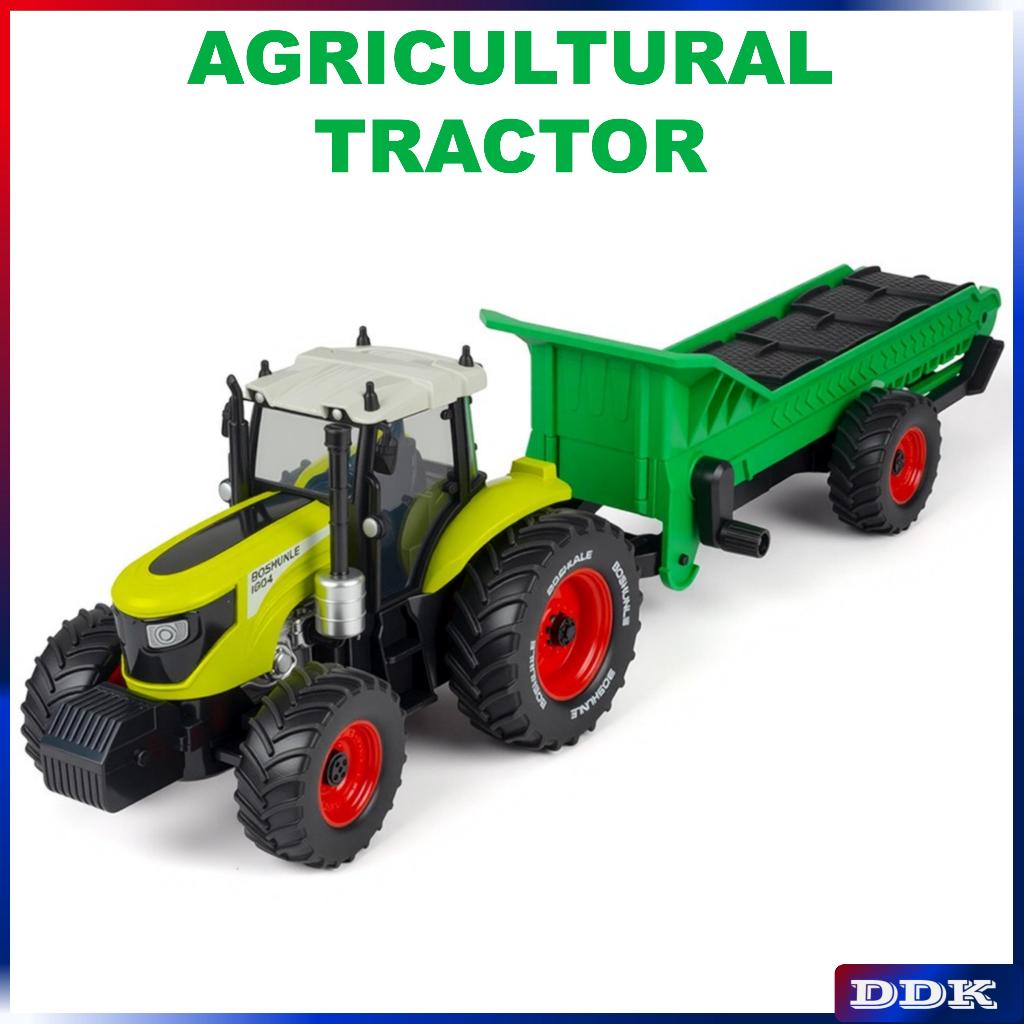 1:24 AGRICUL TURAL TRACTOR Diecast รุ่นของเล่นรถเด็กชุดเพื่อน Xmas ของขวัญ