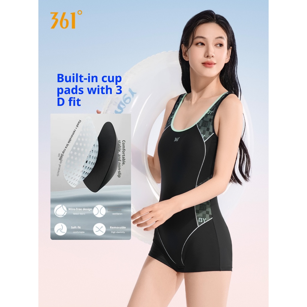361 องศา ชุดว่ายน้ํา One Piece Plus Size Girl