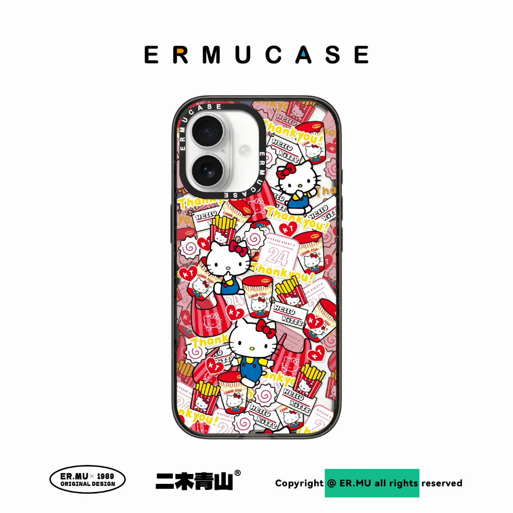 (17 Series) เหมาะสําหรับ IPhone17ProMax/Air เคสโทรศัพท์แม่เหล็กกันกระแทกส่วนบุคคล-การ์ตูนน่ารักสุดขอบคุณสติ๊กเกอร์เคธี่ ราคา ถูกที่สุด ดีลบีเคเค แกลเลอรีภาพที่ 2