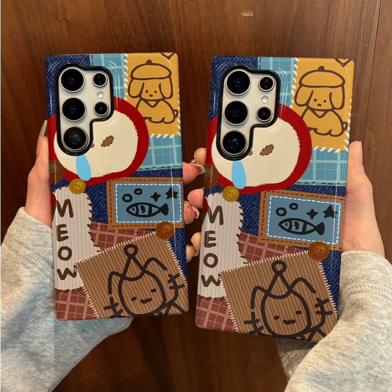 ภาพประกอบที่น่าสนใจเคสป้องกันสองในหนึ่งเดียวเหมาะสําหรับ Samsung su22u s23 plus s23FE s24 s25 plus A