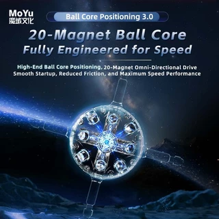 MoYu Weilong WRM V11 20M Maglev Ball Core UV 3x3 Cube Professional Weilong V11 Maglev ความเร็ว Cube ปริศนาของเล่น