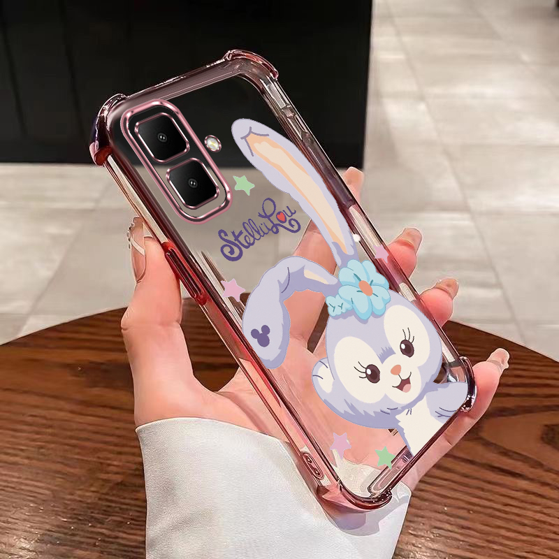 Infinix Smart 10 X6725 X6725B Smart10 Plus น่ารัก Stellalou นุ่มเคสโทรศัพท์โปร่งใสกันกระแทก Protecto