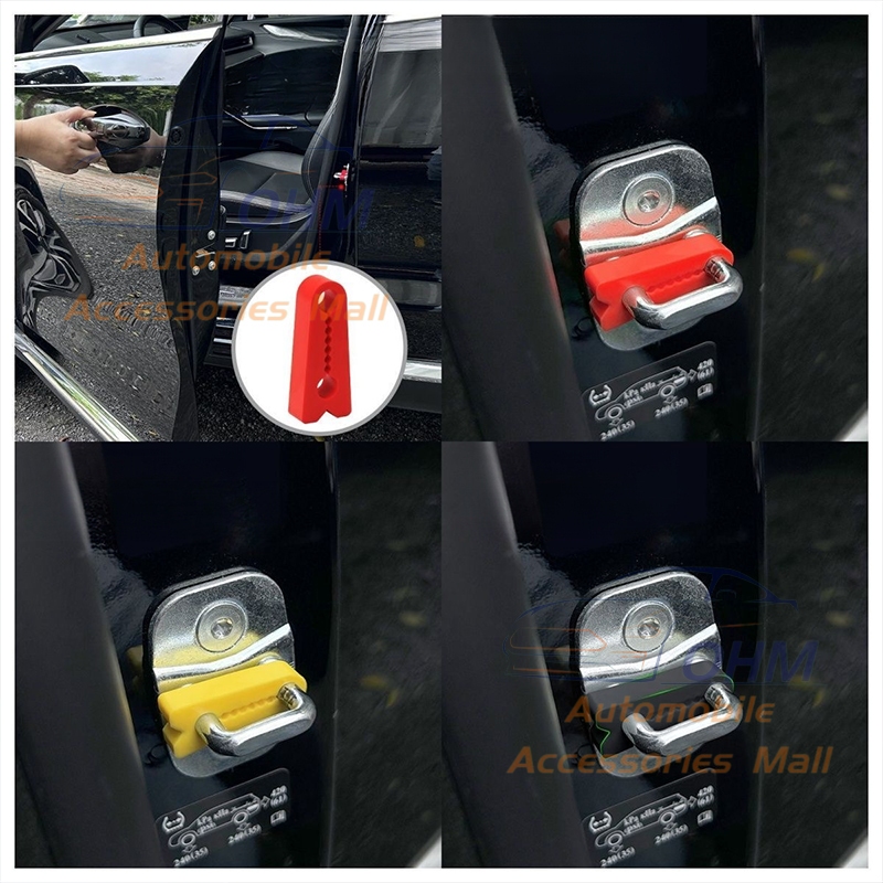 4 ชิ้น Audi รถประตูล็อคเสียง Damper บัฟเฟอร์โช้คอัพสําหรับ Audi A3 8l A1 Q5 TT Mk2 A5 A4 B7 B8 B5 A6