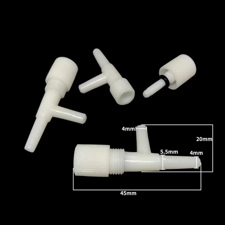 Aquarium 4 มม.Air ท่อเชื่อมต่อควบคุมวาล์ว Sucker Oxygenation อุปกรณ์เสริม Tee/ตรง/ข้อศอก/Y-shape/3-Way น้ําท่อ Air ปั๊มข้อต่อ thumbnail 3