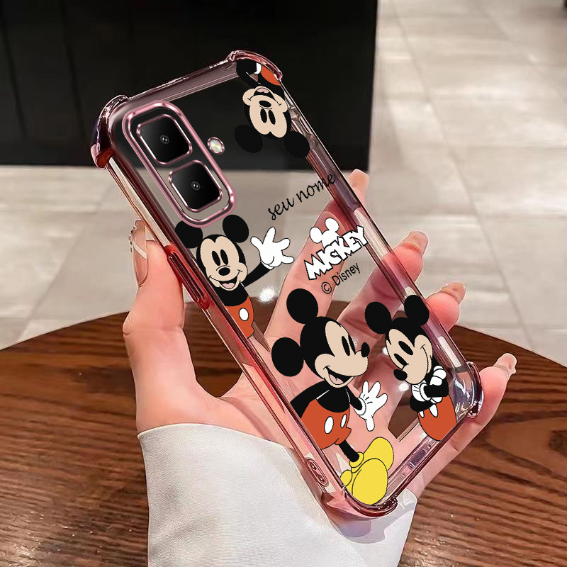 Infinix Smart 10 X6725 X6725B Smart10 Plus Mickey Family Name เคสโทรศัพท์ออกแบบที่กําหนดเองปกอ่อนโปร