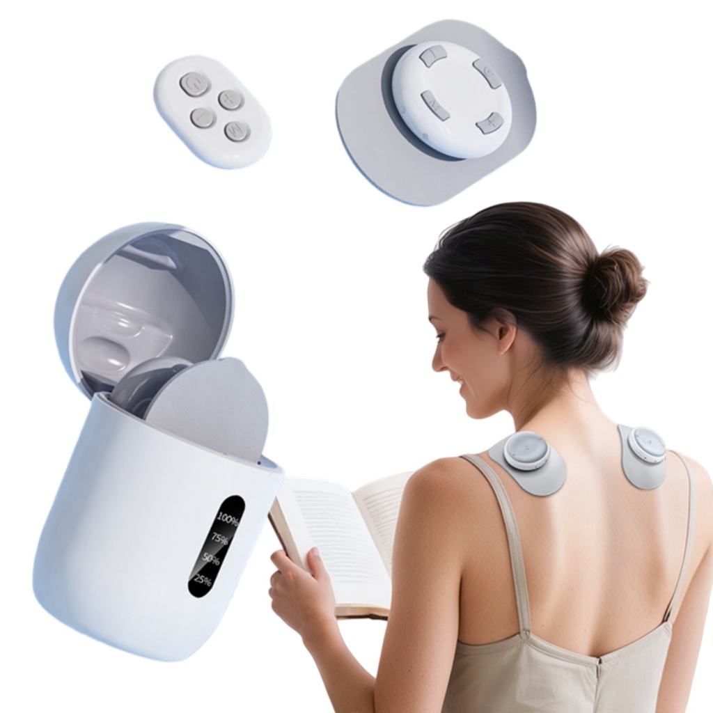 Wireless TENS Unit for Pain Relief massager, Tens EMS Machine & Deep Tissue Muscle Stimulator สําหรับอาการปวด, Soreness & Muscle Relief เหมาะสําหรับหลัง, คอ, ไหล่, แขนและขา