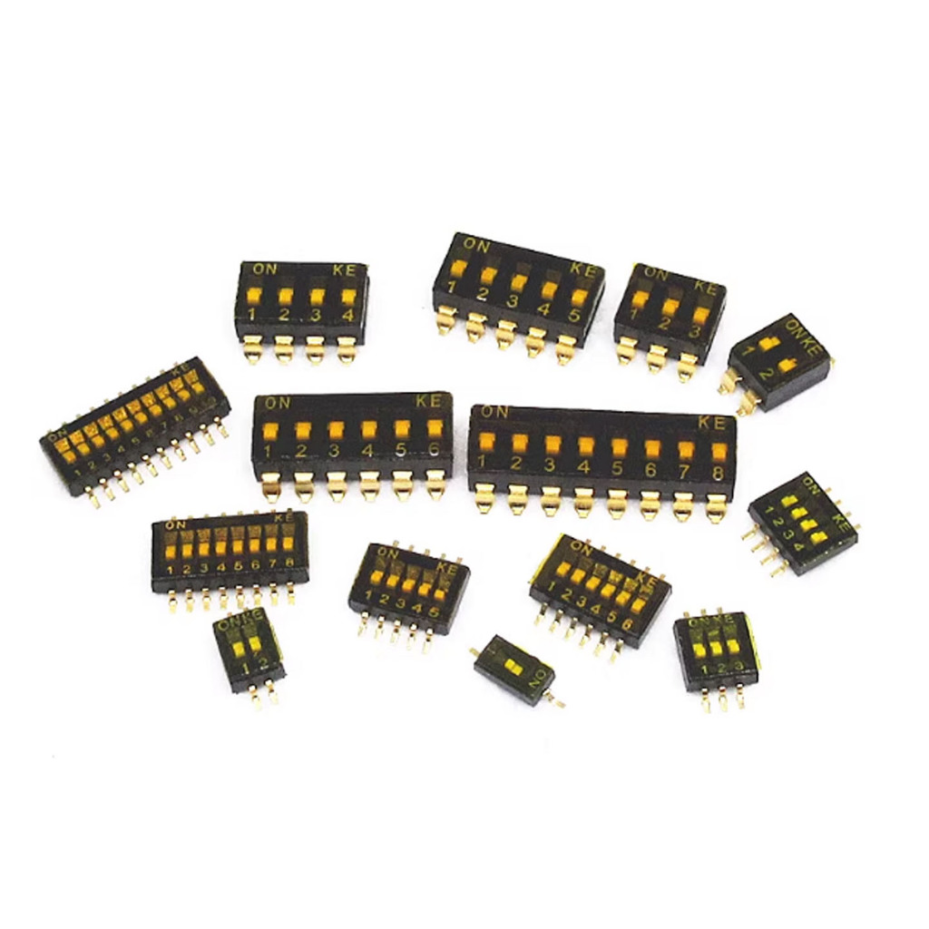 5 ชิ้น DIP สวิทช์ 1-10 บิตสวิทช์ SMD KE สวิทช์ dial สวิทช์ Spacing1.27 มม.สวิทช์สไลด์ประเภท