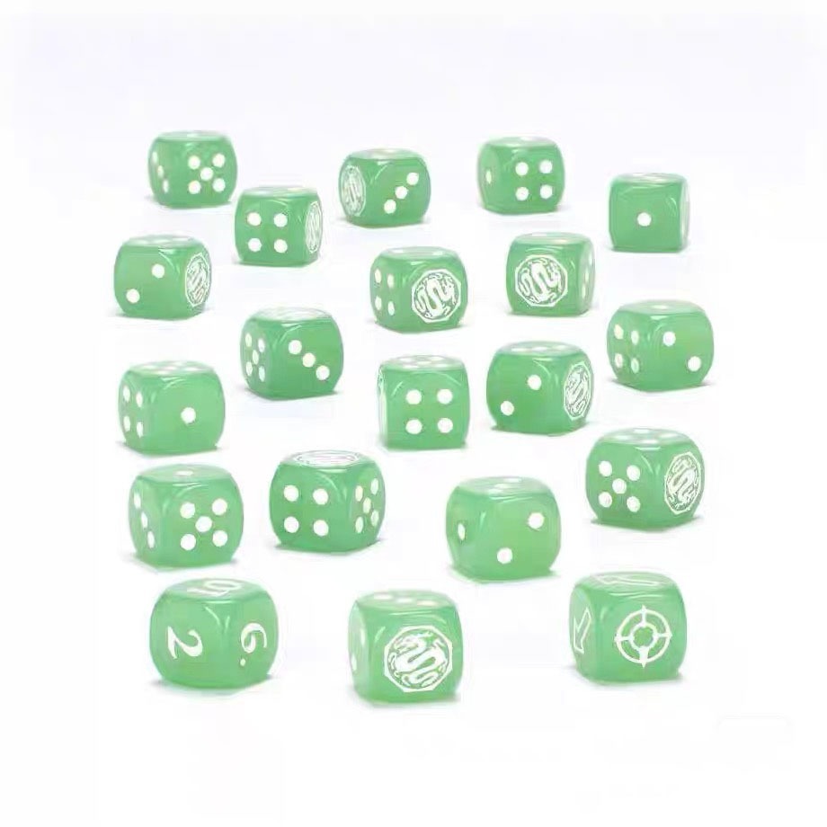 Luminous Dice Warhammer Dice Warhammer Aurora Dice Warhammer 40K Aurora Dice Camp Dice