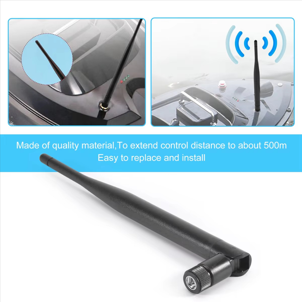 5pcs RC เรือ 2.4G Router เสาอากาศ Booster สําหรับ Flytec 2011-5 1.5Kg โหลดรีโมทคอนโทรลเหยื่อตกปลาเรือเรืออะไหล่อุปกรณ์เสริม