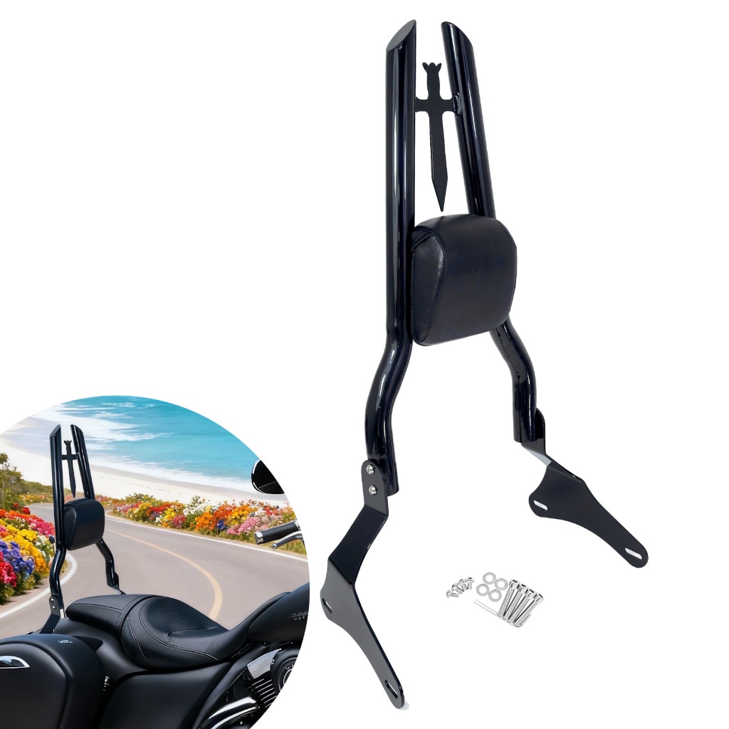 ผู้โดยสารที่ถอดออกได้ด้านหลังรถจักรยานยนต์พนักพิง Sissy Bar สําหรับ Kawasaki Vulcan VN 1700 Vaquero 