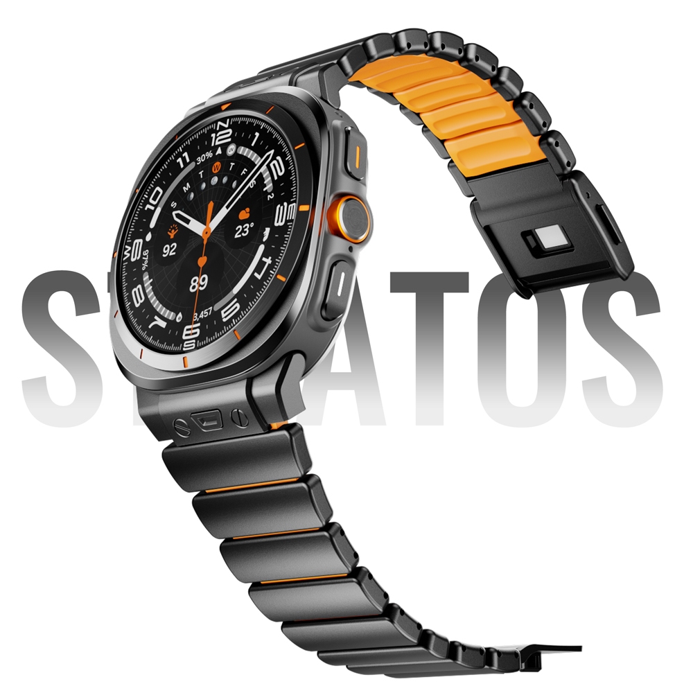 Nomad Stratos Titanium Strength Band สําหรับ Samsung Galaxy Watch Ultra (2025) 47 มม.สายนาฬิกา Scrat
