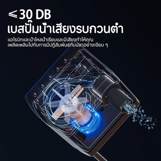 ตู้ปลาไซส์ใหญ่ ออกแบบเป็นชิ้นเดียว มาพร้อมช่องกรองซ่อนในตัว มีปั๊มน้ำและไฟสามสีในตัว