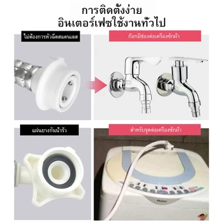 เครื่องซักผ้าท่อน้ําเข้าอัตโนมัติท่อน้ําเข้าท่อยาวขยายหลอดข้น พร้อมหยุดน้ํา ป้องกันการระเบิด 2.5/3/4/5/6/8/10/15 ม