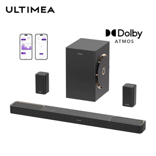 ULTIMEA Skywave F40 Boom 5.1.2ch Soundbar Dolby Atmos 360° ระบบโฮมเธียเตอร์เสียงรอบทิศทาง 2 ลําโพงด้านหลัง การควบคุมบลูทูธ