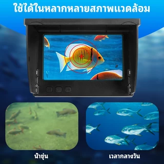 4.3 "HD กล้องตกปลาใต้น้ําและปลา Finder, กันน้ํา, เข้ากันได้กับอุปกรณ์ตกปลาต่างๆ, อุปกรณ์กลางแจ้งที่สมบูรณ์แบบสําหรับผู้ชาย 15m/20m/30m/50m สาย