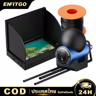 4.3 "HD กล้องตกปลาใต้น้ําและปลา Finder, กันน้ํา, เข้ากันได้กับอุปกรณ์ตกปลาต่างๆ, อุปกรณ์กลางแจ้งที่สมบูรณ์แบบสําหรับผู้ชาย 15m/20m/30m/50m สาย
