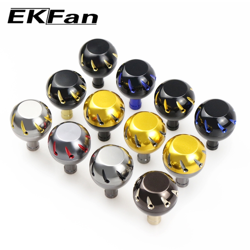EKFan for shimano/daiwa/abu Baitcasting spinning wheel 35mm Aluminum Alloy Fishing Reel knob whit be