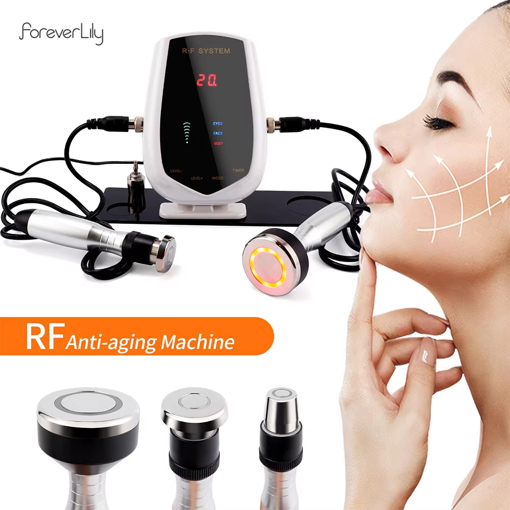 5MHz ความถี่วิทยุ RF เครื่องยก RF อุปกรณ์ใบหน้า Face Body Eye Tripolar RF เครื่องกระชับผิวลบคอริ้วรอ