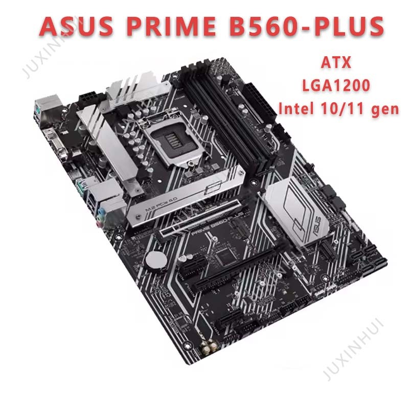 ASUS PRIME B560-PLUS รองรับ CPU LGA1200 รุ่นที่ 10 และ 11 PCI-E 4.0