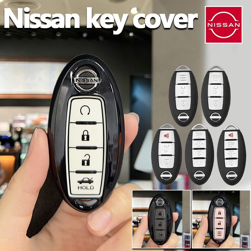 Nissan navara/note/juke/kicks/march/cube/ teana/tiida/sylphy/almera/kick e-power 2020/navara-np300 ปลอกกุญแจ Nissan เคสกุญแจรีโมท