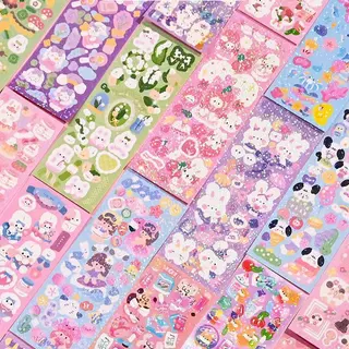 100/200 แผ่น Non-Repetitive Cuckoo Card DIY สติกเกอร์สาวคู่มือวาง Cuckoo Card คู่มือเด็กเลเซอร์สติกเกอร์ฟรี Match