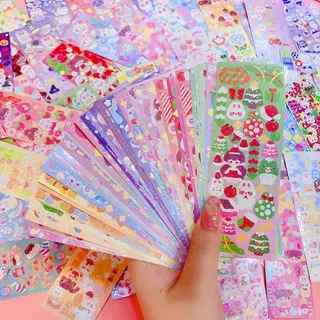 100/200 แผ่น Non-Repetitive Cuckoo Card DIY สติกเกอร์สาวคู่มือวาง Cuckoo Card คู่มือเด็กเลเซอร์สติกเกอร์ฟรี Match