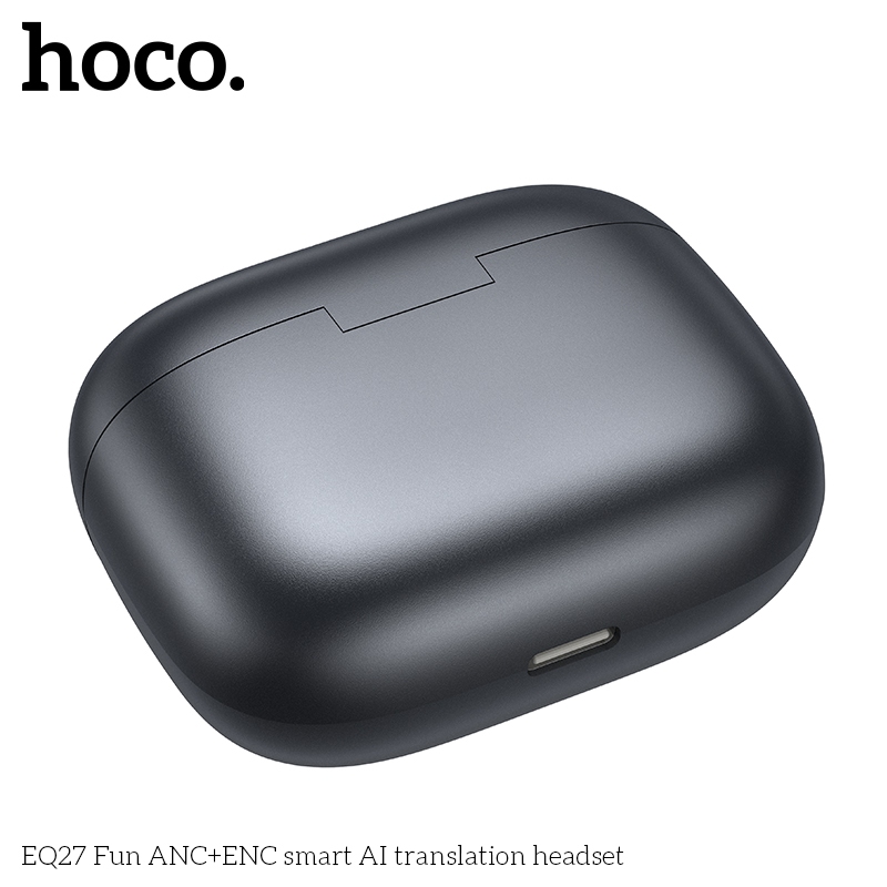 Hoco. EQ27 หูฟังบลูทูธ แปลภาษา พร้อม AI เรียลไทม์ 134 ภาษา เสียงสเตอริโอ HIFI อัจฉริยะ+ANC+ENC คุณภาพดี รับประกัน 1 ปี - รูปที่ 4