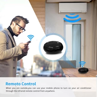 Tuya WiFi IR รีโมทคอนโทรลสมาร์ทระยะไกล Universal อินฟราเรด Controller สําหรับเครื่องปรับอากาศทํางานร่วมกับ Alexa Google Home