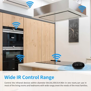 Tuya WiFi IR รีโมทคอนโทรลสมาร์ทระยะไกล Universal อินฟราเรด Controller สําหรับเครื่องปรับอากาศทํางานร่วมกับ Alexa Google Home