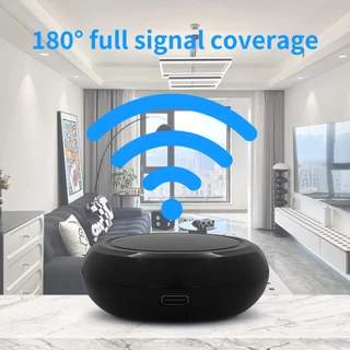 Tuya WiFi IR รีโมทคอนโทรลสมาร์ทระยะไกล Universal อินฟราเรด Controller สําหรับเครื่องปรับอากาศทํางานร่วมกับ Alexa Google Home