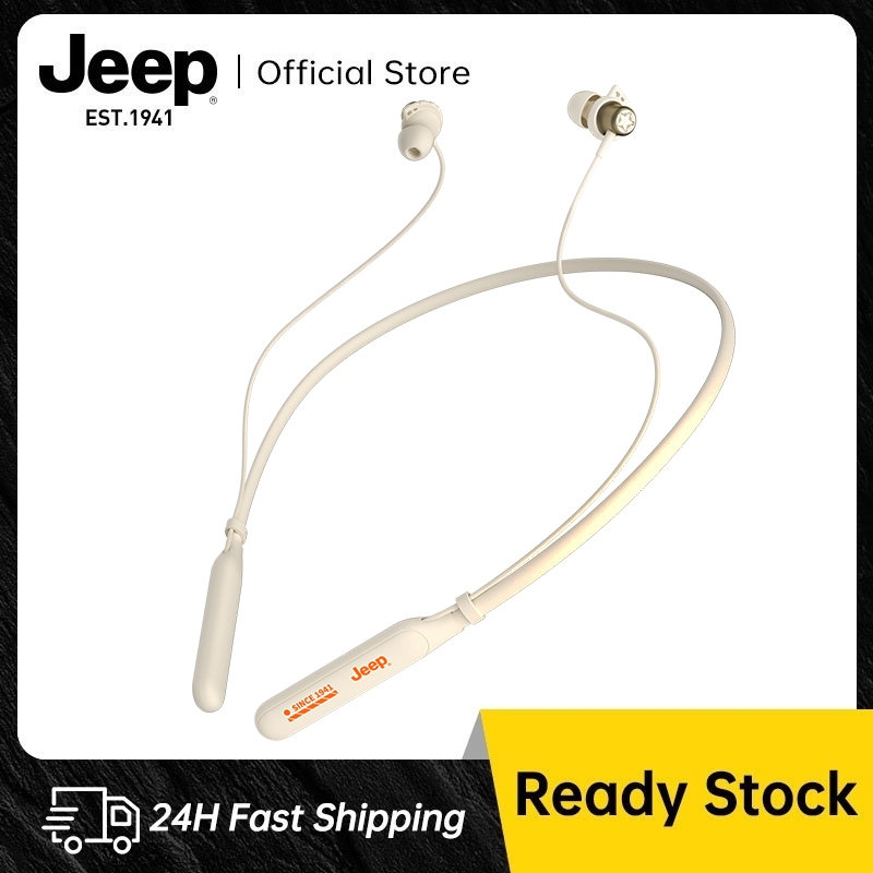 Jeep EW135 หูฟังไร้สาย บลูทูธ 5.4 หูฟังคล้องคอ เสียงดี HD Calls เเบตอึด สําหรับเล่นกีฬา วิ่ง