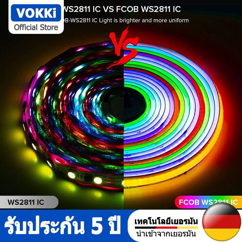 สมาร์ท WiFi LED Light Strip RGB IC 10 M/5 M/3 M/1 M กันน้ําเกรด IP65 5 M 24 ปุ่ม USB Data Cable พร้อมรีโมทคอนโทรล