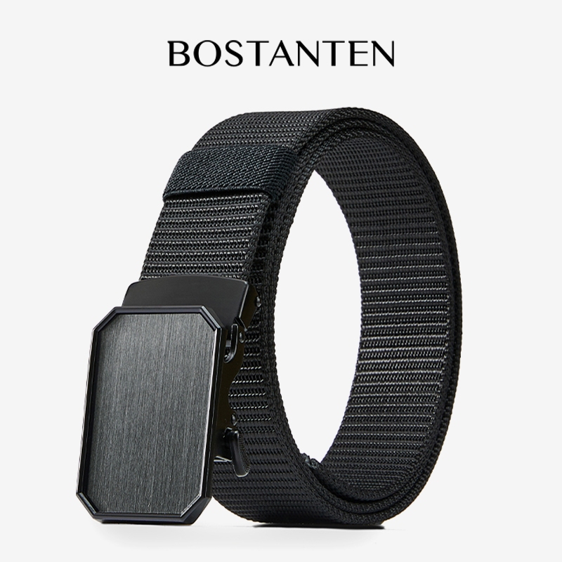 BOSTANTEN เข็มขัดผู้ชายแฟชั่นและอเนกประสงค์ ทนทาน สไตล์ธุรกิจ
