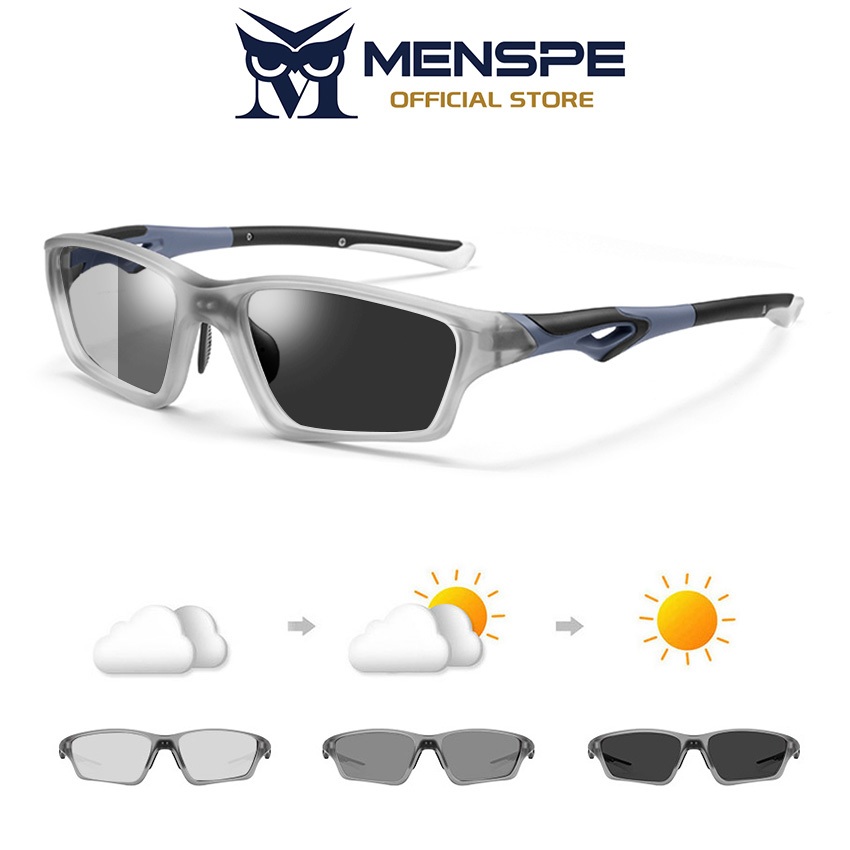 MENSPE แว่นตาไม่ต้องใช้ใบสั่งแพทย์ กันแสงสีฟ้า แบบแบน TR90 กระจก ป้องกันลื่น เลนส์ปรับแสง สำหรับเดินทางกลางแจ้ง แฟชั่น