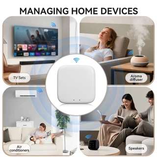 Zigbee 3.0 Gateway HUB ไร้สาย Tuya Multi-mode WiFi บลูทูธ Smart Life Home Bridge รีโมทคอนโทรลทํางานร่วมกับ Alexa Google Home