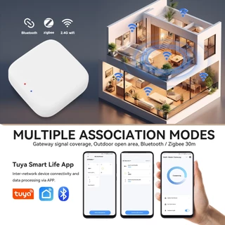Zigbee 3.0 Gateway HUB ไร้สาย Tuya Multi-mode WiFi บลูทูธ Smart Life Home Bridge รีโมทคอนโทรลทํางานร่วมกับ Alexa Google Home