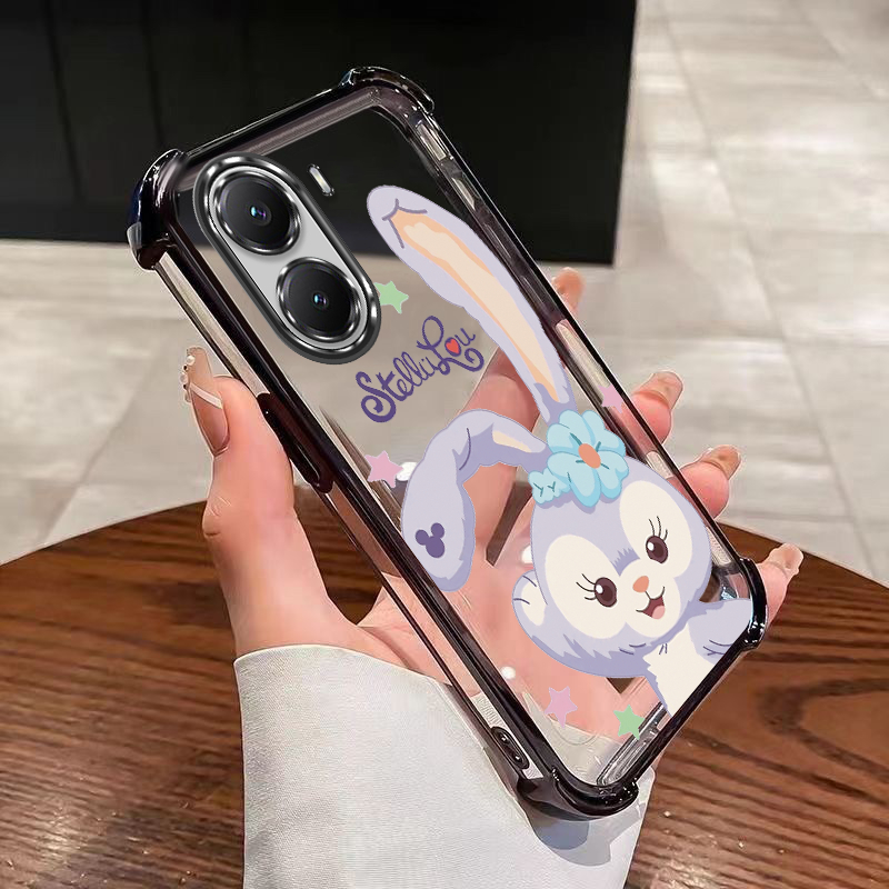 OPPO A6x 5G A6 5G น่ารัก Stellalou นุ่มเคสโทรศัพท์โปร่งใสกันกระแทกฝาครอบป้องกัน
