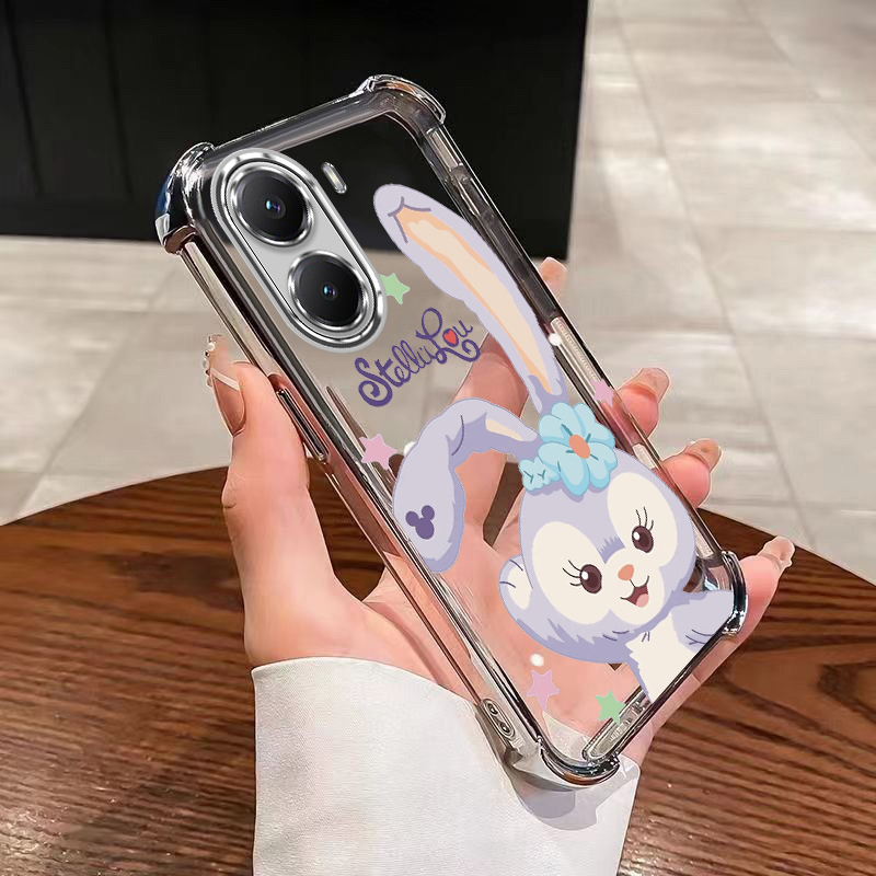 OPPO A6x 5G A6 5G น่ารัก Stellalou นุ่มเคสโทรศัพท์โปร่งใสกันกระแทกฝาครอบป้องกัน - รูปที่ 2