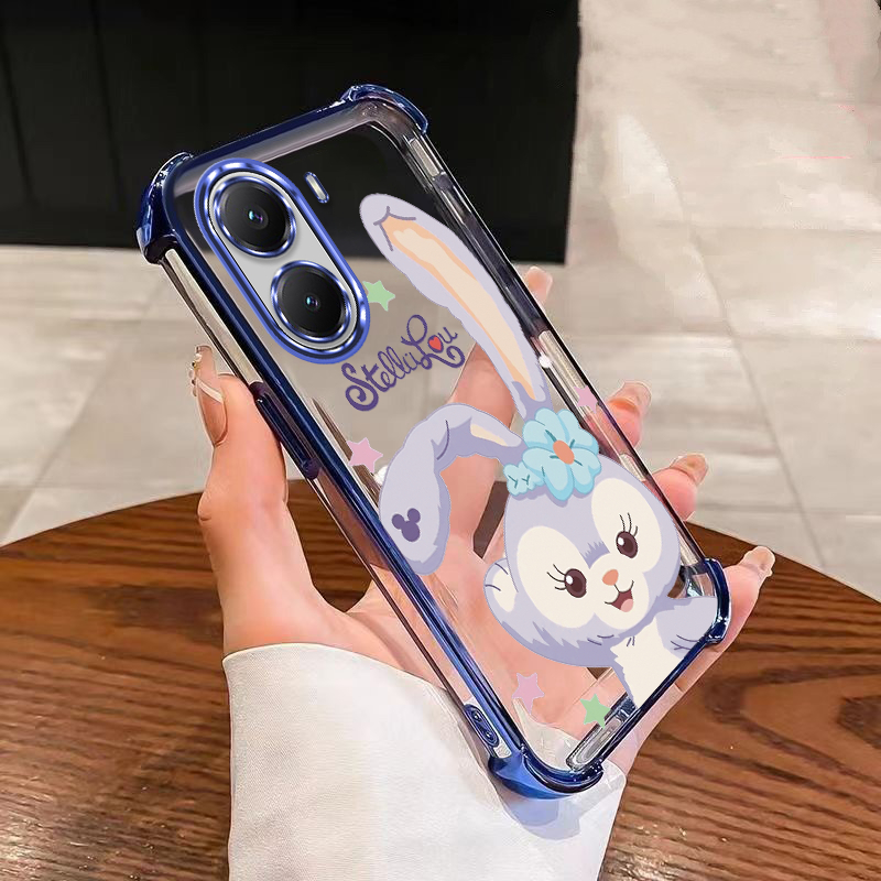 OPPO A6x 5G A6 5G น่ารัก Stellalou นุ่มเคสโทรศัพท์โปร่งใสกันกระแทกฝาครอบป้องกัน - รูปที่ 3